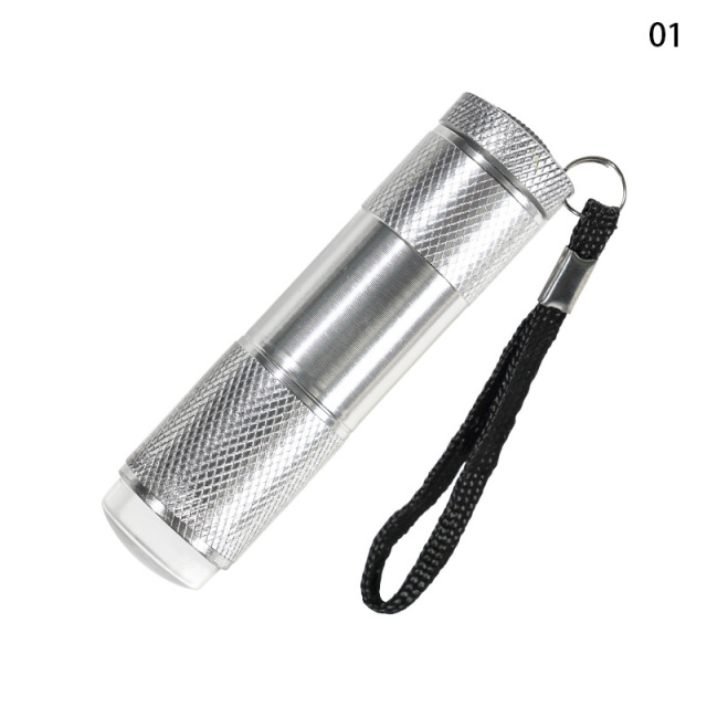 Portable Mini Nail LED Lamp 9 LED Flashlight Nail Dryer With Silicone Stamper (L001)