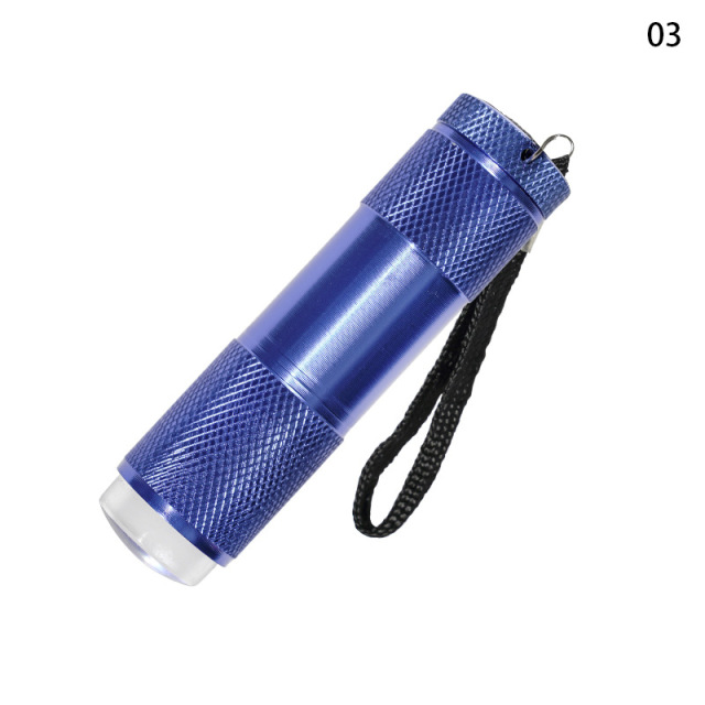 Portable Mini Nail LED Lamp 9 LED Flashlight Nail Dryer With Silicone Stamper (L001)