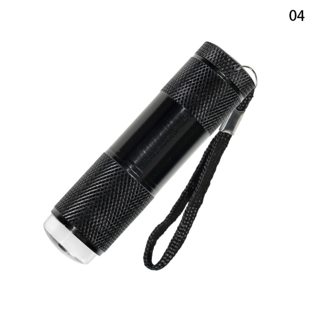 Portable Mini Nail LED Lamp 9 LED Flashlight Nail Dryer With Silicone Stamper (L001)