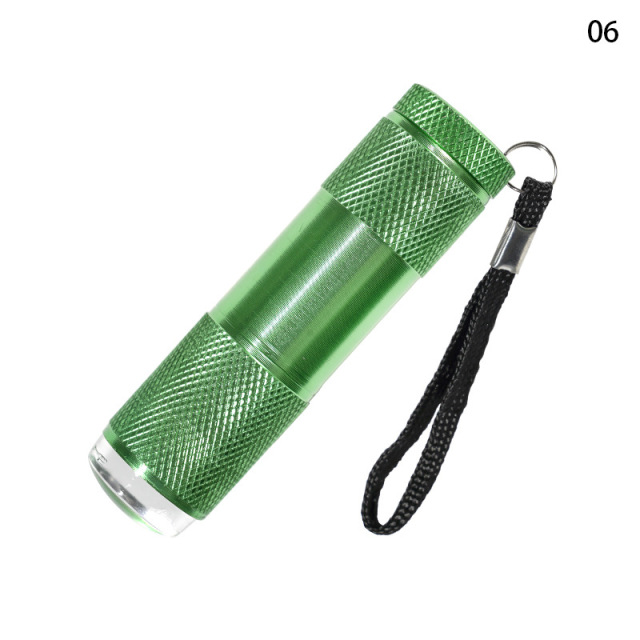 Portable Mini Nail LED Lamp 9 LED Flashlight Nail Dryer With Silicone Stamper (L001)