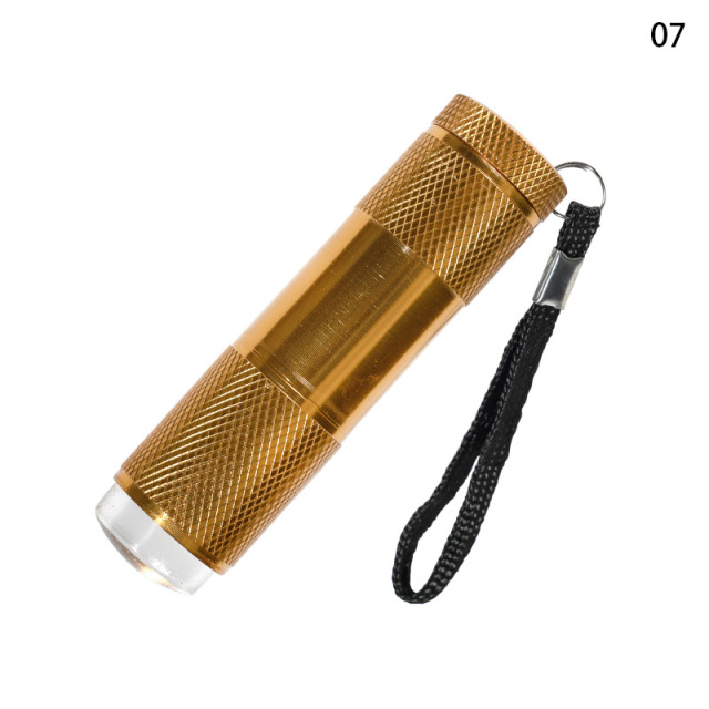 Portable Mini Nail LED Lamp 9 LED Flashlight Nail Dryer With Silicone Stamper (L001)