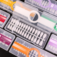 Fake Press On Nail Tips For Extension Matte Soft Nail Tips Fingernails (NTS-117)