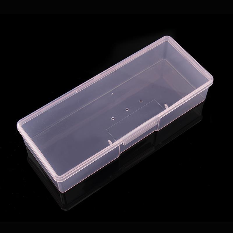 Empty Containers For Storage Nail Art Tools Pink Color Nail Boxes Manicure Tools (C23)