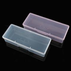 Empty Containers For Storage Nail Art Tools Pink Color Nail Boxes Manicure Tools (C23)