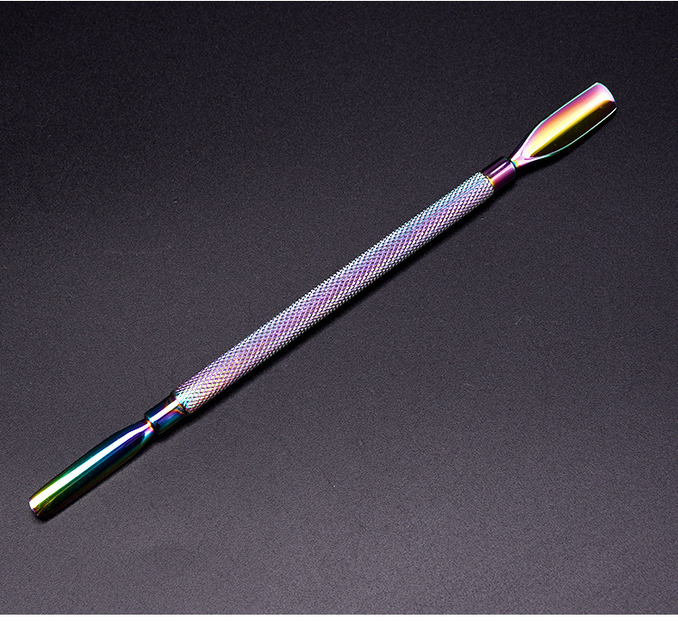 Stainless Steel Dual-ended Nail Cuticle Pushers Dead Skin Remover Rod (NC01)