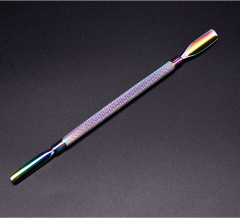 Stainless Steel Dual-ended Nail Cuticle Pushers Dead Skin Remover Rod (NC01)