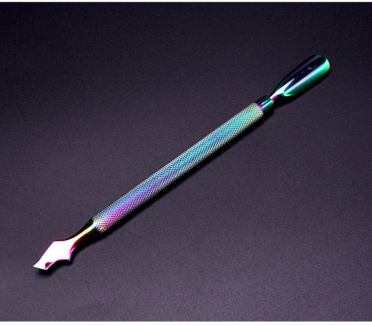 Stainless Steel Dual-ended Nail Cuticle Pushers Dead Skin Remover Rod (NC01)