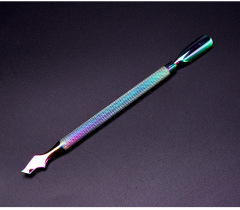Stainless Steel Dual-ended Nail Cuticle Pushers Dead Skin Remover Rod (NC01)