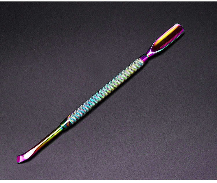 Stainless Steel Dual-ended Nail Cuticle Pushers Dead Skin Remover Rod (NC01)
