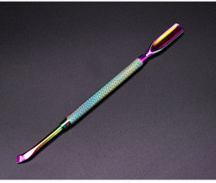 Stainless Steel Dual-ended Nail Cuticle Pushers Dead Skin Remover Rod (NC01)