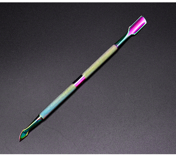 Stainless Steel Dual-ended Nail Cuticle Pushers Dead Skin Remover Rod (NC01)