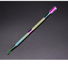 Stainless Steel Dual-ended Nail Cuticle Pushers Dead Skin Remover Rod (NC01)