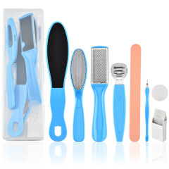 8 In 1 Pedicure Tool Set Dead Skin Remover Foot Polishing Cuticle Files Rasp Tools (FF40)