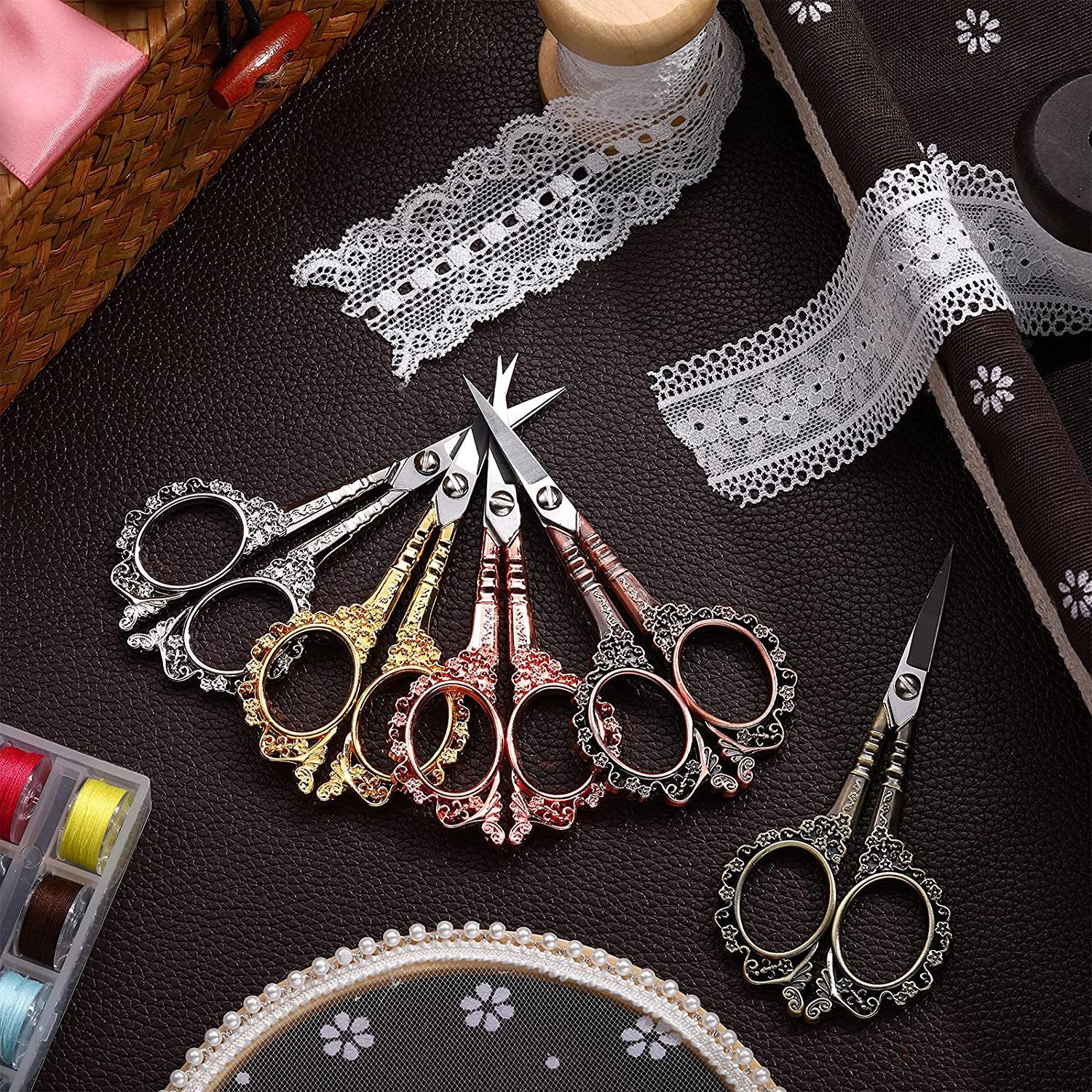 Retro Nail Art Scissors Cuticle Trimmers Nail Clippers Manicure Tools (NC03)