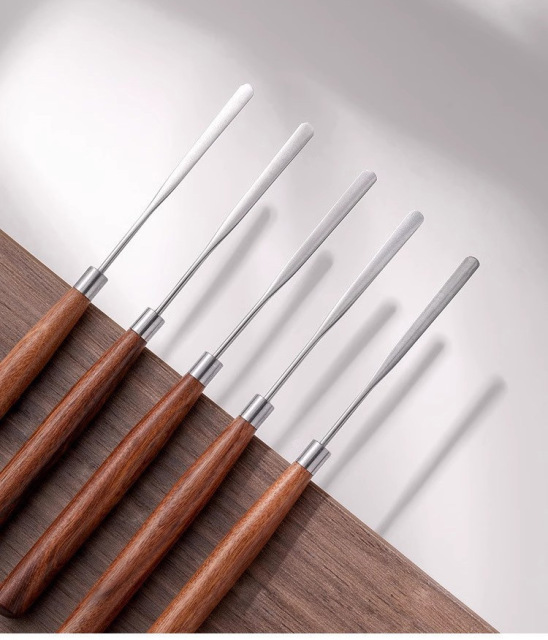 Stainless Steel Stirring Rod Mixing Gel Pen Nail Art Tools (B001)