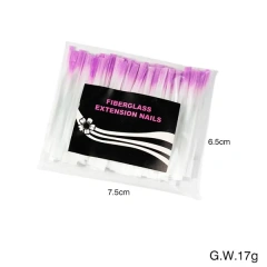Fiber Builder Nail Extension Silk Fiberglass 100 pcs Wholesale Manicure Nail Art Products (FE01)