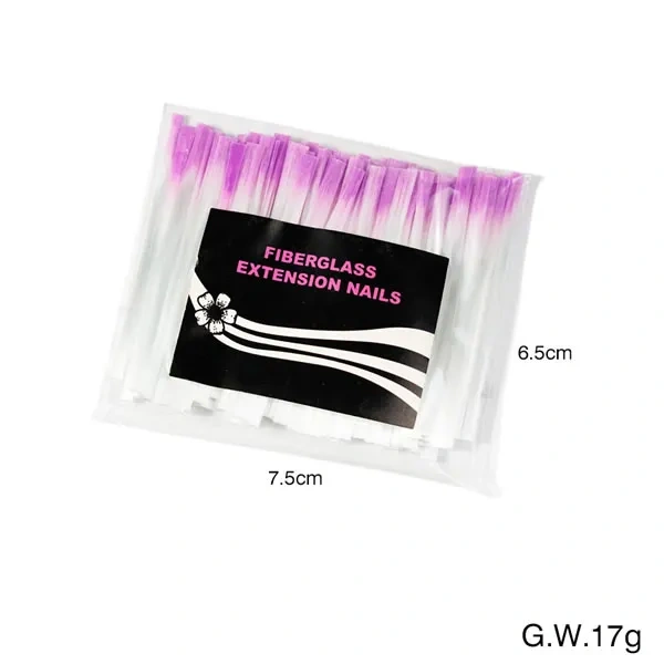 Fiber Builder Nail Extension Silk Fiberglass 100 pcs Wholesale Manicure Nail Art Products (FE01)