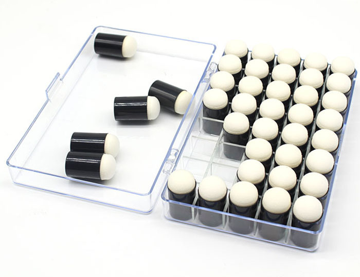 40 Pcs Finger Sponge Daubers For Painting and Crafts Nail Art Tools (M40)