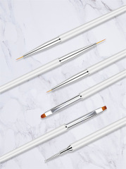 Wholesale Gel Brush Supplier Nail Painting Drawing Gel Polish Brushes 6 Pcs (B004)