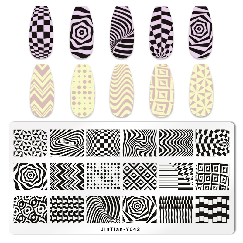 Nail Art Stamping Plates  Fireworks Waves Christmas Snow Flakes Stencils (SNA07)