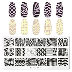 Nail Art Stamping Plates  Fireworks Waves Christmas Snow Flakes Stencils (SNA07)