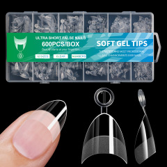 Ultra Short Nail Art False Tips DIY French Nails Manicure Salon (NTS-118)