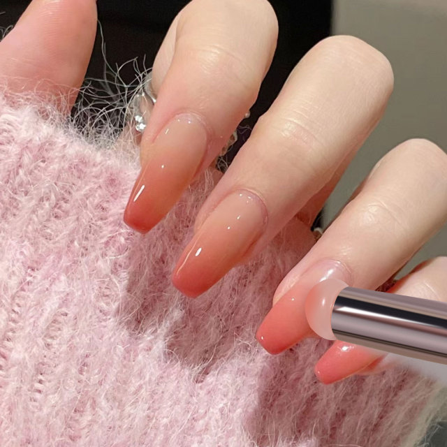 Reusable Silicone Nail Gel Gradient Brush Silicone Rod Chrome Powder Applicators (M41)