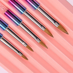 High Quality Acrylic Nail Kolinsky Brushes Sable Hair For Manicure (B007)