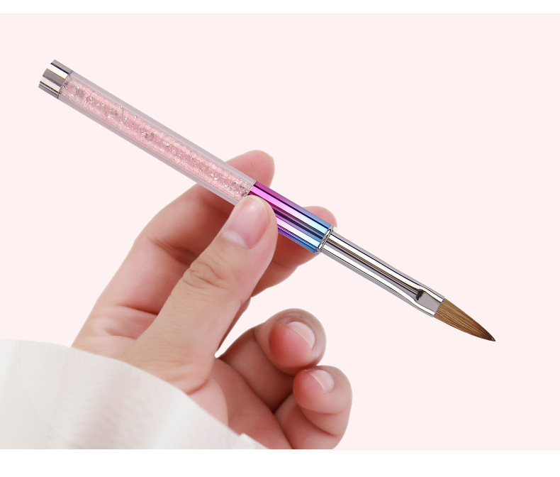 High Quality Acrylic Nail Kolinsky Brushes Sable Hair For Manicure (B007)
