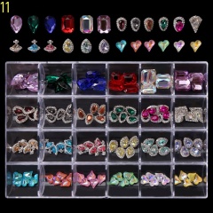 Wholesale DIY Nail Art Accessories Metal Alloy Decorations Nail Jewellery Charms (D124)