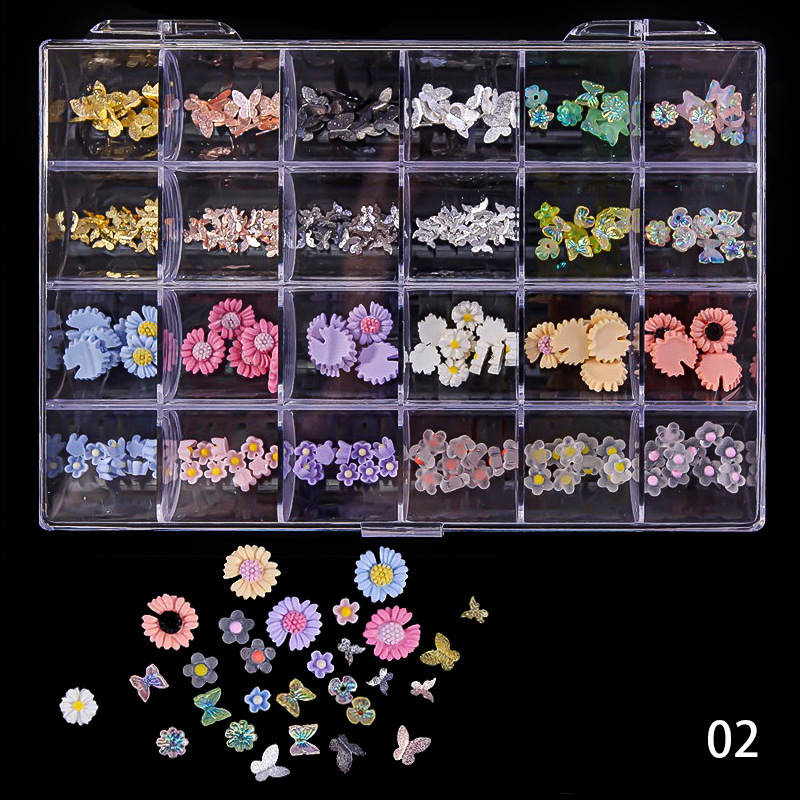 Wholesale DIY Nail Art Accessories Metal Alloy Decorations Nail Jewellery Charms (D124)