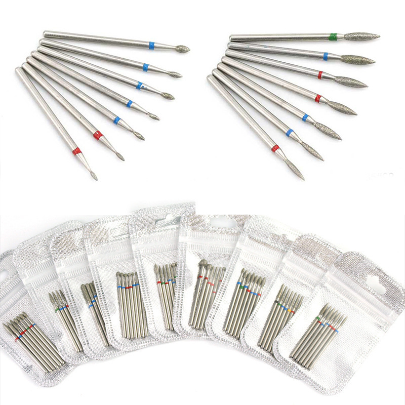 7 Pcs Nail Drill Bit Sets Manicure Electric Nail Files Bits Gel Remover Tools (NDB-85)