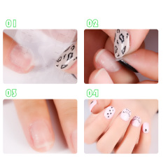 24 PCS Double Sided Jelly Sticker Glue Press On Nail Adhesive Tapes (NS02)