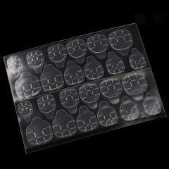 24 PCS Double Sided Jelly Sticker Glue Press On Nail Adhesive Tapes (NS02)