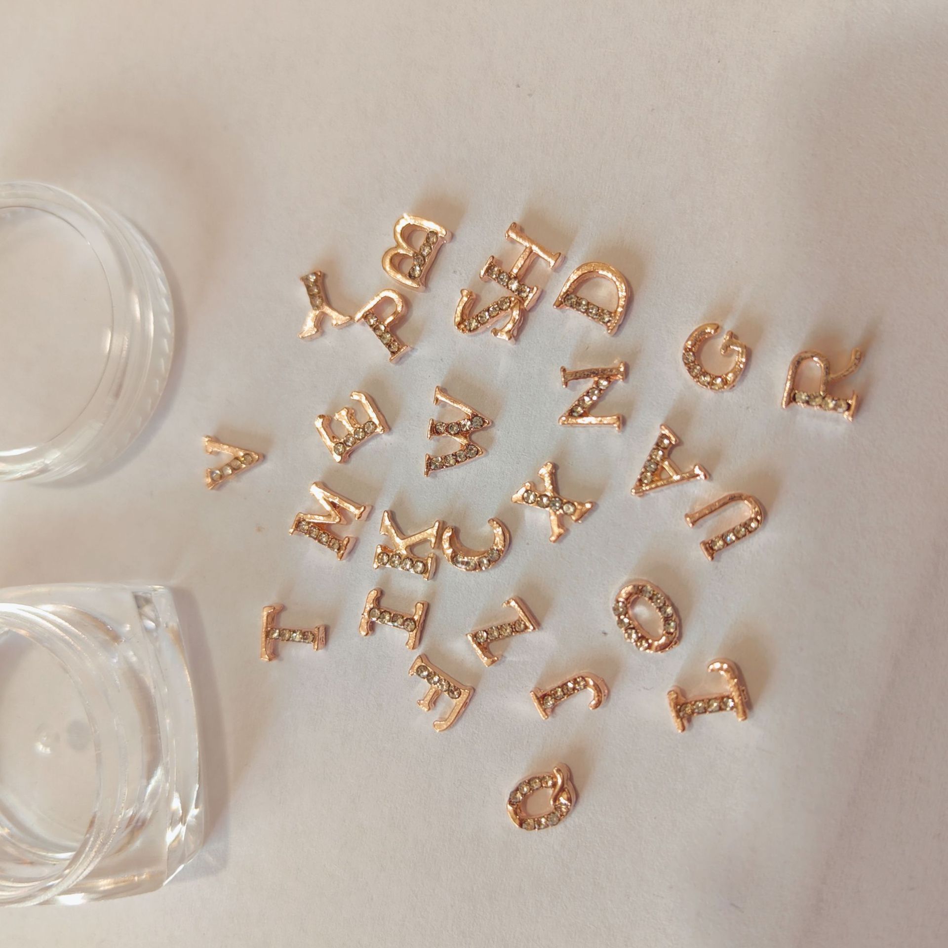 Nail Art Alloy Decoration Alphabets 26 Letters Accessories (D30)