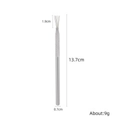 Multi-functional 7 Pin Strip Liner Brushes Nail Gel Pens Manicure Drawing Tools (B009)