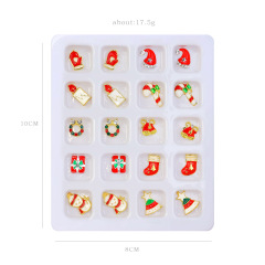 Christmas Nail Charms 3D Alloy Decorations DIY Nails Jewelry(D31)