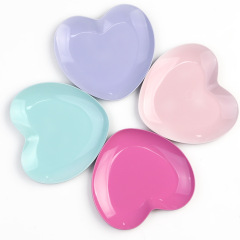 Stainless Steel Nail Art Storage Trays Heart Shape Manicure Nail Tools (M42)