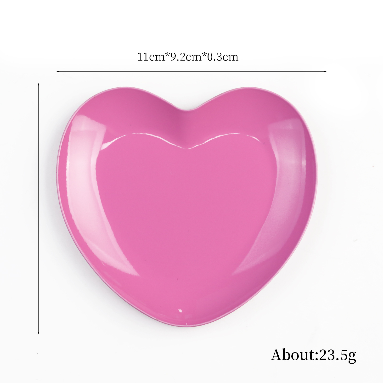 Stainless Steel Nail Art Storage Trays Heart Shape Manicure Nail Tools (M42)