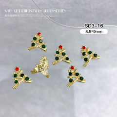New Christmas Trees Nail Art Alloy Charms 3D Metal Jewelry Accessories (D125)