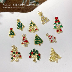 New Christmas Trees Nail Art Alloy Charms 3D Metal Jewelry Accessories (D125)