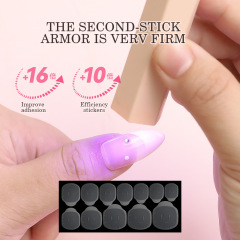 Second Generation Jelly Sticker Glue Press On Nail UV Adhesive Tapes (NS03)
