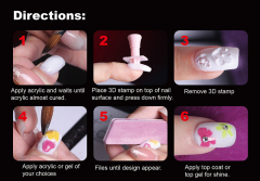 Wholesale Nail Art Supply Manicure 3D Nail Stamping Tool Sets 192 Molds Acrylic Nail Stamp (SNA26)