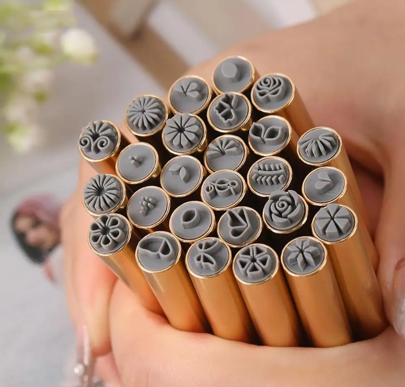 Nail Art Stamp Pens Wholesale Manicure Tools Nail Stamp Pencils 4/6/10/12/15/26 pcs (SNA09)