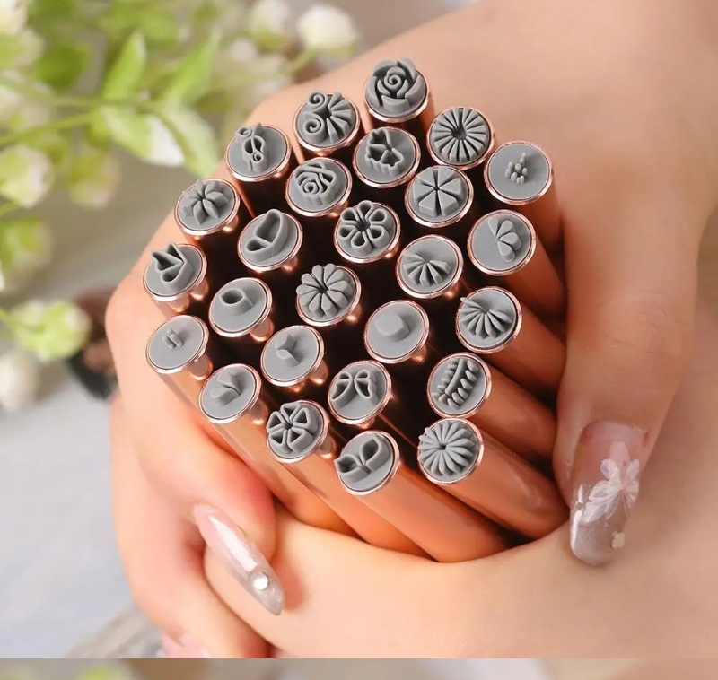 Nail Art Stamp Pens Wholesale Manicure Tools Nail Stamp Pencils 4/6/10/12/15/26 pcs (SNA09)