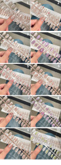 Wearable Cat Eye Gilding Press On Nail One Minute Nail Art Manicure (PNT-216)