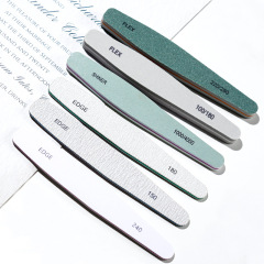High Quality Manicure Pedicure Nail Art Sponge Buffer Files Set 6 Pieces Sanding File Tools (FF27)