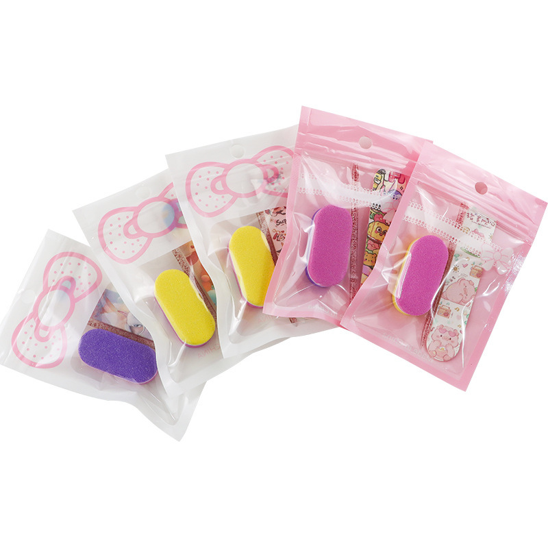 Press On Nail Tool Sets of 3 Wearing Nail Sponge Files Crystal Stick Manicure Tool Kits  (FF28)