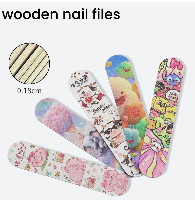 Press On Nail Tool Sets of 3 Wearing Nail Sponge Files Crystal Stick Manicure Tool Kits  (FF28)