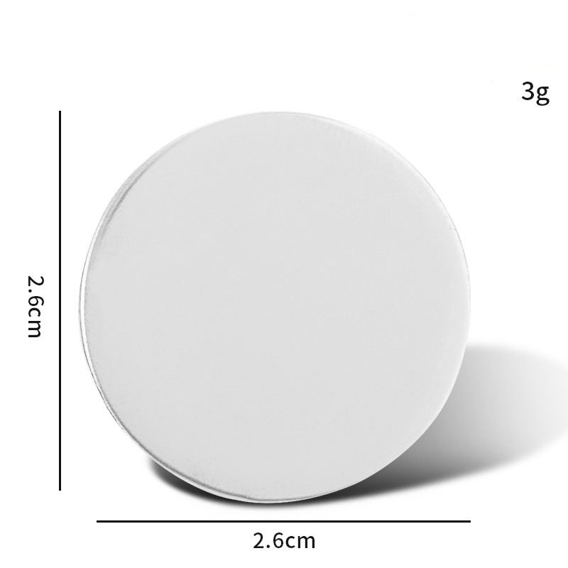Mini Nail Art Color Palette Stainless Steel Finger Ring Mixing Nail Polish Colors Tools(M04)